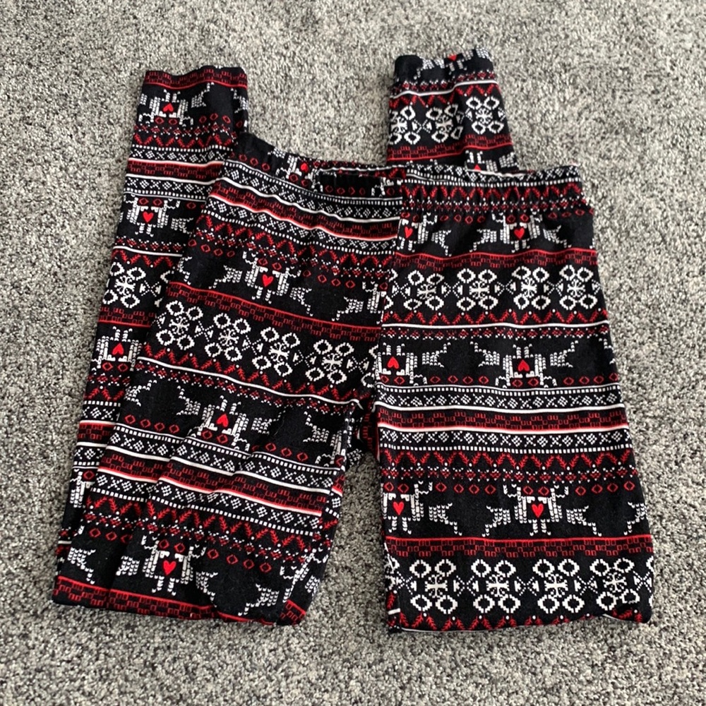 Soft Festive Reindeer Leggings